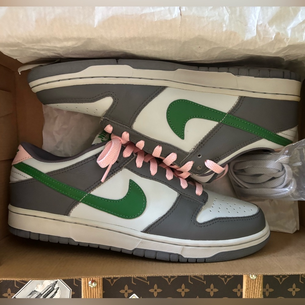 Nike Dunk Low Pro 'Grey Classic Green' 624044-033